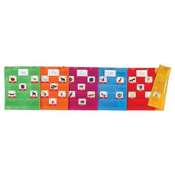Learning Resources Magnetic Pocket Chart Squares, Classroom Teacher Organizer, Back to School Resour...