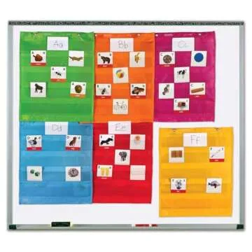 Learning Resources Magnetic Pocket Chart Squares, Classroom Teacher Organizer, Back to School Resources for Teachers, All Grades, Set of 6