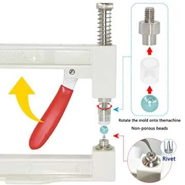 5400pcs Pearl Beads Hand Press Pearl Setting Tool Set