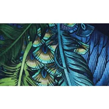 Nicola Festival Kimono Shawl, Wing Shawl Large Cotton Peacock Bird Shaw