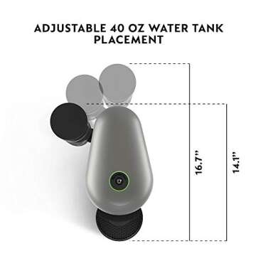 Breville BNV450GRY VertuoPlus Coffee and Espresso Machine, Grey