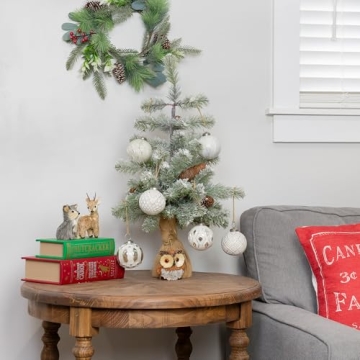 Vintage Style Christmas Ornaments Set of 6 by AuldHome