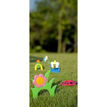 Party Hurray Children Golf Set, w/Golf Clubs, Practice Holes, Floral/Animal Obstacles, Golf Balls