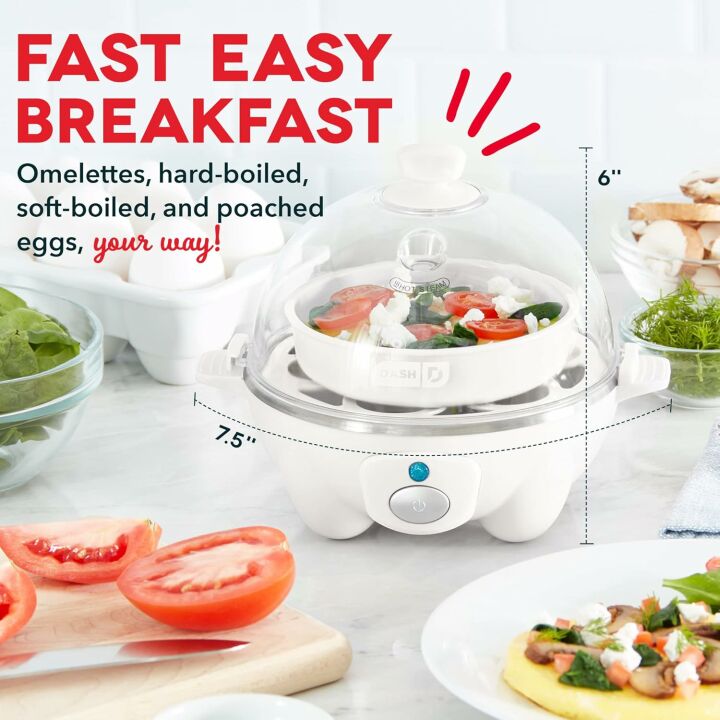 DASH Rapid Egg Cooker - 6 Egg Capacity Electric