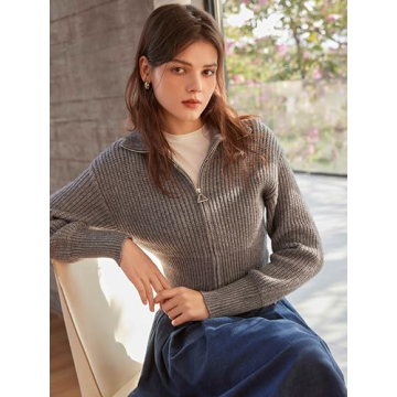 CIDER Zip Up Cardigan for Women - Trendy & Versatile