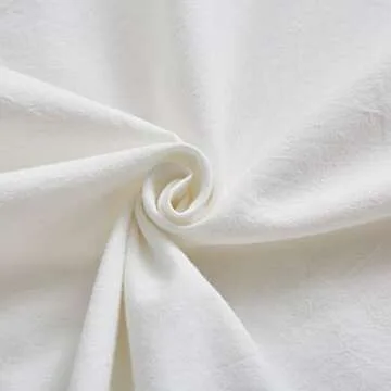 Mywinlle Shabby Off White Ruffle Pillow Shams Set of 2