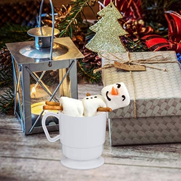 Party Essentials 8-Ounce Hard Plastic Coffee Cups, 20-Count