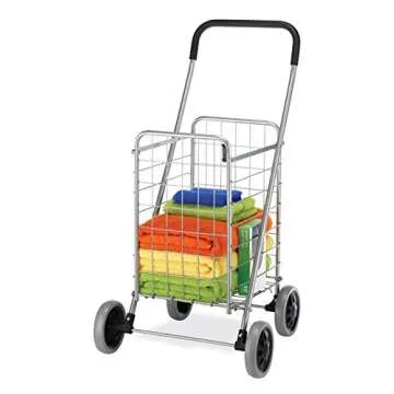 Whitmor Utility Shopping Cart for Groceries and More