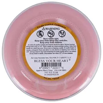 Tyler Candle Co 22oz Bless Your Heart Candle - Aromatic Home Decor