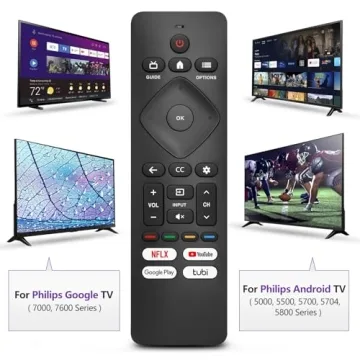 Philips Smart TV Remote Replacement for Effortless Control