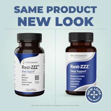 LIFESEASONS Rest-ZZZ Sleep Support Vegetarian Capsules, 14 CT