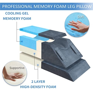 Adjustable KingPavonini Leg Elevation Pillows for Recovery