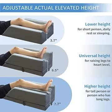 Adjustable KingPavonini Leg Elevation Pillows for Recovery