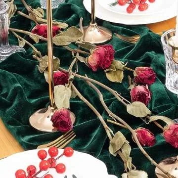 Luxurious Socomi Velvet Table Runner for All Occasions