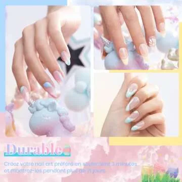 Beetles Pastel Gel Nail Polish Kit-6 Pcs Pastel Pink Nude Spring Summer Gel Polish Pastel Yellow Blue Soak Off Nail Lamp Gel Polish Easter Decoration Gifts for Women Manicure Kit