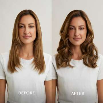 Kristin Ess Hair 3-in-One Ceramic Flat Iron Hair Straightener for Straightening, Waving + Curling, S...