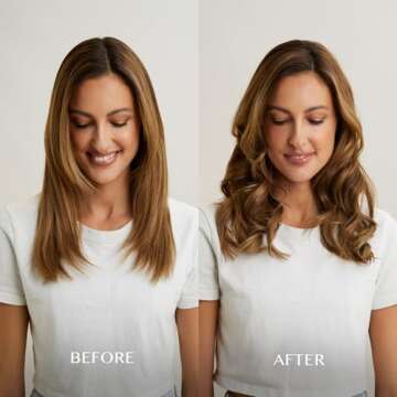 Kristin Ess Hair 3-in-One Ceramic Flat Iron Hair Straightener for Straightening, Waving + Curling, Soft Heat Technology for Smoothing + Frizz Control, Dual Voltage, Auto Shut-Off