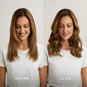 Kristin Ess Hair 3-in-One Ceramic Flat Iron Hair Straightener for Straightening, Waving + Curling, Soft Heat Technology for Smoothing + Frizz Control, Dual Voltage, Auto Shut-Off