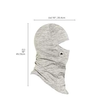 Turtle Fur Stria MaxClava Balaclava Face Mask Hood, Storm
