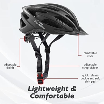 Lightweight TeamObsidian Airflow Bike Helmet for Adults
