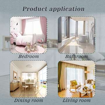 Hion Magnetic Curtain Tiebacks Golden 2pcs, Curtain Tiebacks Buckles Holdbacks Holders Hooks Clip for Home Bedroom Office Decorative Curtain