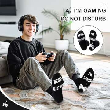 Do Not Disturb I'm Gaming Socks - Perfect Gift for Gamers