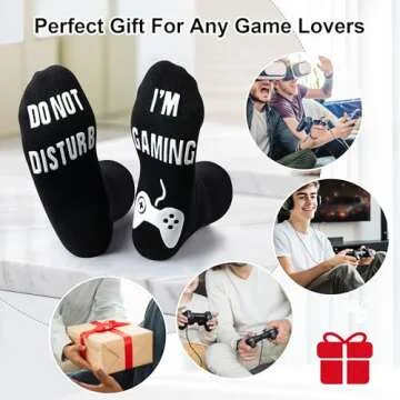 Do Not Disturb I'm Gaming Socks - Perfect Gift for Gamers