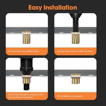 HANGLIFE M12 Rivet Nut Insert Set - Durable and Easy to Install