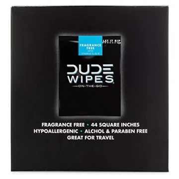 DUDE Wipes - Flushable Wet Wipes for Adults - 30 Count