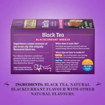 Twinings of London Blackcurrant Breeze Tea - 20 Bags