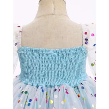 IMEKIS Toddler Girl Birthday Dress for Special Occasions