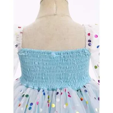 IMEKIS Toddler Girl Birthday Dress for Special Occasions