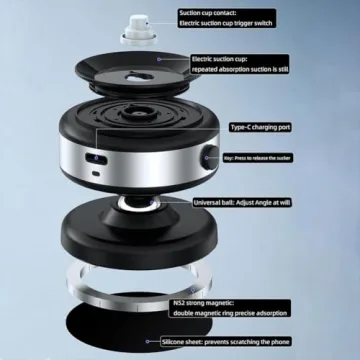 Magnetic Car Phone Holder - Joyye 360° Rotatable
