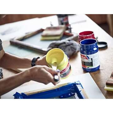 Speedball, 4563, Fabric Screen Printing Ink, 8 Fl oz., White