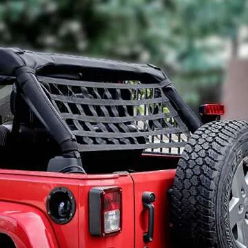 BULYZER Mesh Cargo Net Hammock for Jeep Wrangler