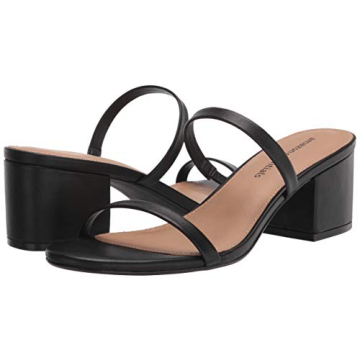 Amazon Essentials Women's Thin Strap Heeled Slides Comfortable Stylish