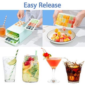 MeXYZ DIY Popsicle Mold & Ice Cube Tray Set for Kids