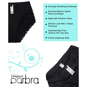 Comfortable Plus Size Underwear in Assorted Colors