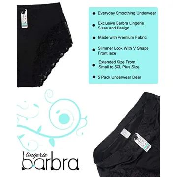 Comfortable Plus Size Underwear in Assorted Colors