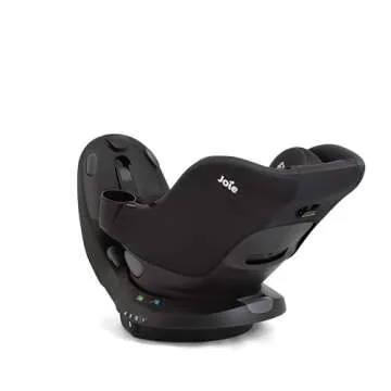 Joie Chili Spin 360 2-in-1 Rotating Convertible Car Seat with a 360 Spin and Easy Installation - Latch and Vehicle Belt Installation (Shale)