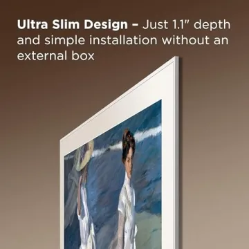 TCL 55-Inch QLED 4K Smart NXTFRAME TV with Google TV