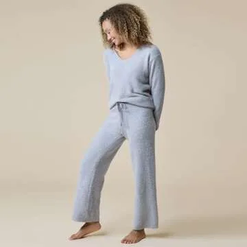 Softies Cozy Marshmallow Lounge Set in Grey for Women