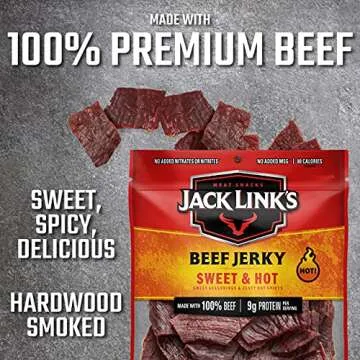 Jack Link’s Sweet & Hot Beef Jerky - Protein Snack 2.85 oz