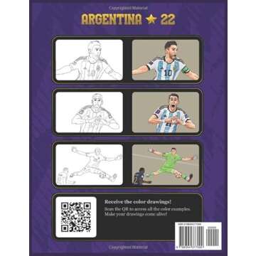 I Want To Be World Champion: A Soccer Coloring Book with Messi and the Players of Argentina in 2022 ...
