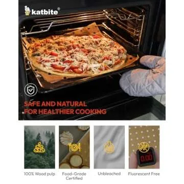 Katbite Air Fryer Parchment Paper Liners 180cs Airfryer Liners Disposable 9x11 Inch Perforated Parchment Paper Sheets Basket Liner Accessories For Toaster oven,Air Fryer, Fit Cuisinart, Ninja Foodi
