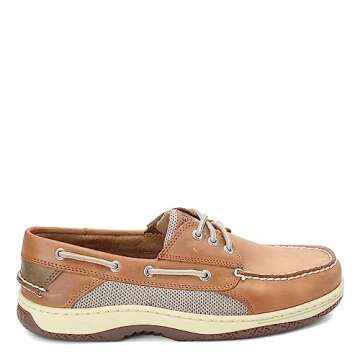 Sperry Billfish 3-Eye Boat Shoe for Men | Dark Tan Style