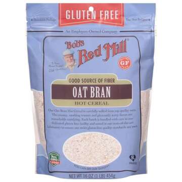 Bob's Red Mill Gluten Free Oat Bran, 16-ounce (Pack of 4)