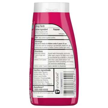 Colgate Kids Fluoride Toothpaste, Kids Watermelon Toothpaste Gel with Fluoride, Watermelon Burst Flavor, 4.6 Oz Tube