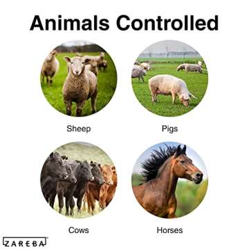 Zareba 5 Mile Solar Powered Electric Fence Charger