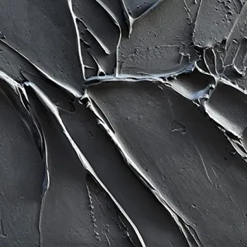 NANKAI Hand-painted Black Minimalist Wall Art Decor